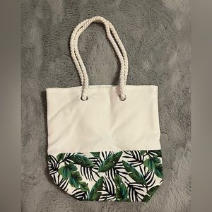 leaf patterned bag